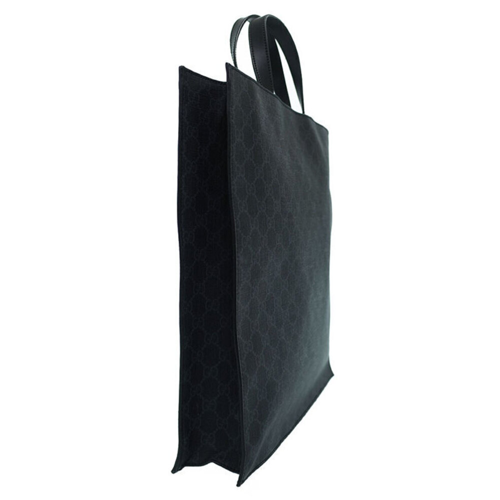 Gucci Tote Black Canvas Night Soft Courrier Cat GG TIGER Supreme Bag GG